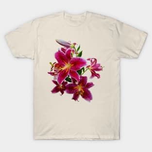 Cascade of Stargazer Lilies T-Shirt
